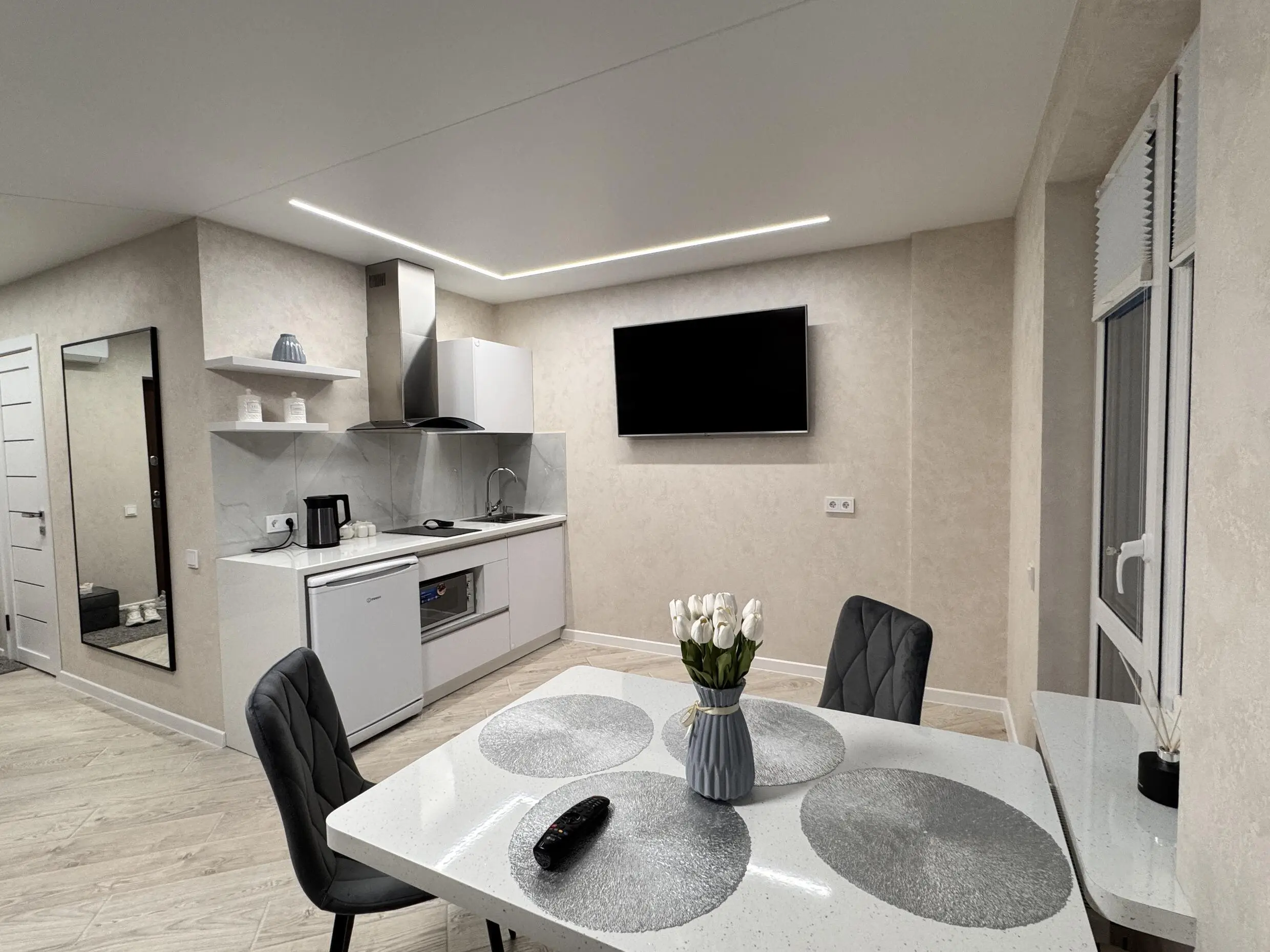 Interior of apartment for daily rent, Pinsk, Pervomaiskaya St. 55
