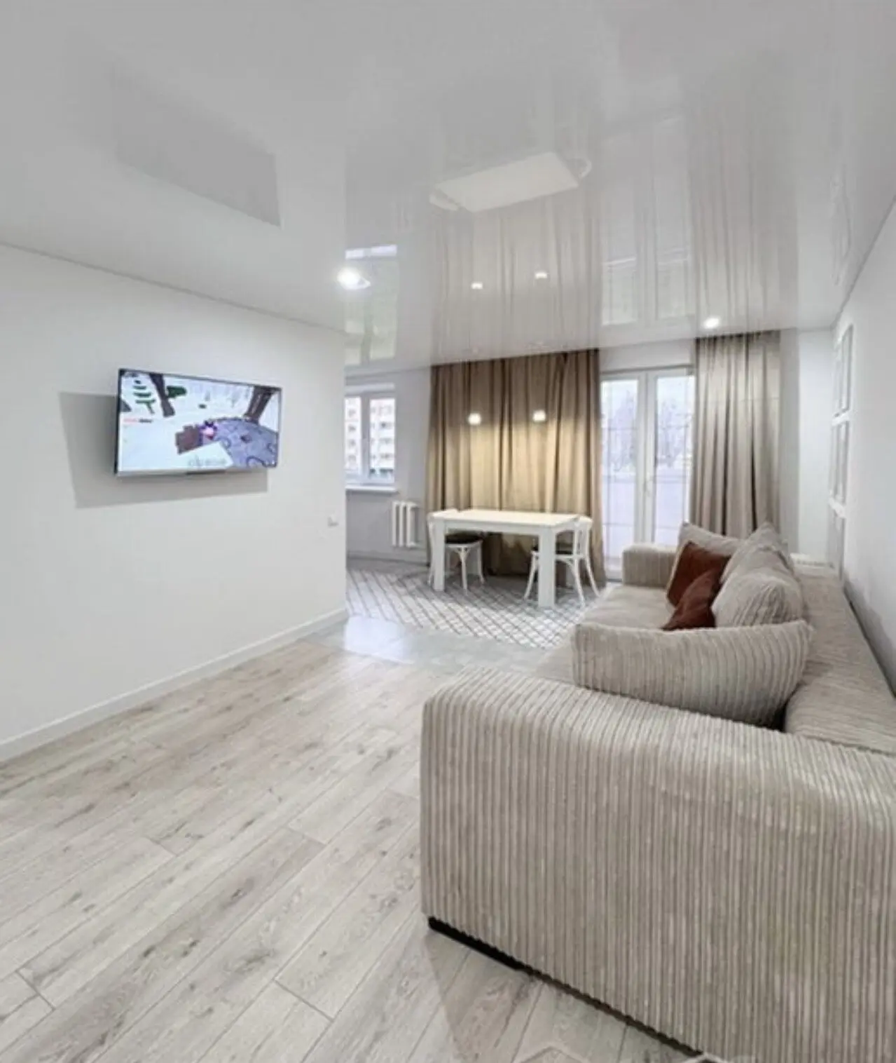Interior of apartment for daily rent, Pinsk, Brestskaya str. 97